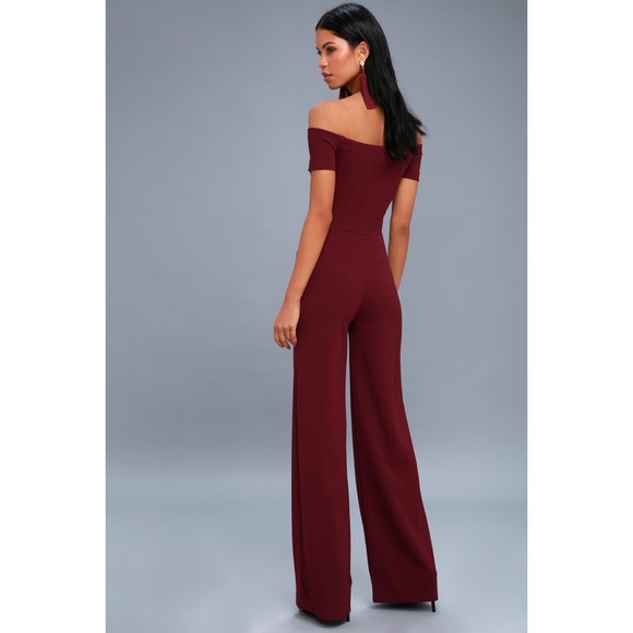 Lulu “Strut Your Stuff” SEXY Off Shoulder Jumpsuit - Picture 3 of 12